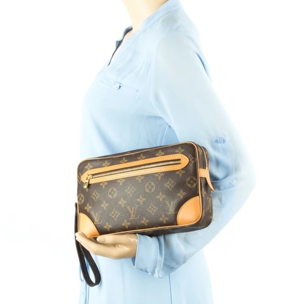 AUTHENTIC Louis Vuitton Marly Dragonne Clutch